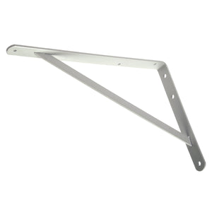 Hyper Tough 16" x 10" Heavy Duty Shelf Bracket, White, Mounting Hardware Included
